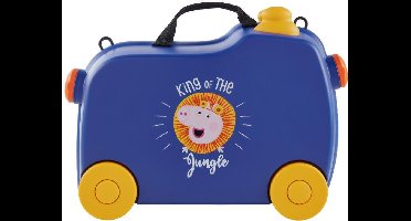 Peppa Pig Ride On Koffer - Handbagage Kinderkoffer - Ride-On Suitcase - lichBlauw