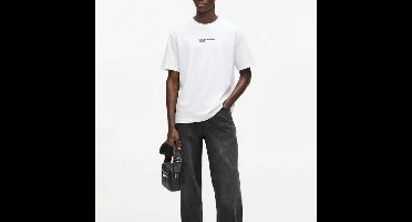 Karl Lagerfeld Jeans B2m17090 T-shirt Met Korte Mouwen Wit L Man