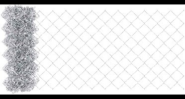 vidaXL - Kettinglinkheining - Zilver