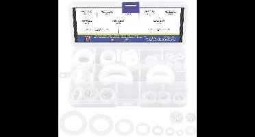Siliconen Pakking Assortiment Kit - 71 stuks - Voor Platte Slangkop Filter - Universele O-Ring Afdichting - Beter dan Rubber - Wasmachines - Platte Gezicht Kit