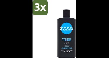 Syoss Volume Shampoo - Shampoo - Volumeverhogend - 440 ml - Bulkverpakking - 3 stuks