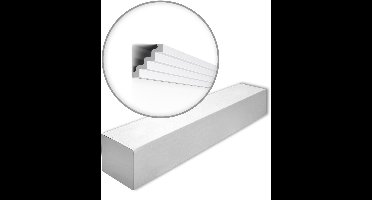 NMC ST4-box-10 NOMASTYL Noel Marquet 1 doos 10 stukken Kroonlijst modern design wit | 20 m