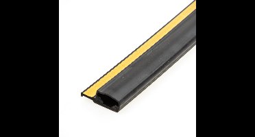 HS-DICHTING PVC 28 MM BOVEN L =2000 MM ZWART