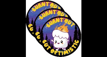 Allecto - Stickers - Vrolijke werkstickers - Waterdicht en mat - 5 cm - Decoratie voor laptops en telefoons - Perfect voor scrapbooks - Geschikt vo...