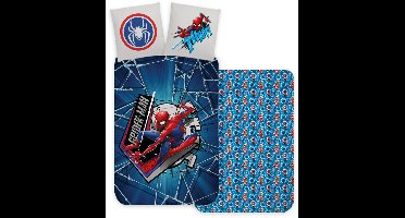 SpiderMan Dekbedovertrek Make a web 140 x 200 cm - 70 x 90 cm (katoen)