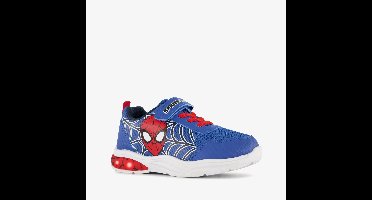 Spiderman jongens sneakers blauw met lichtjes - Maat 31