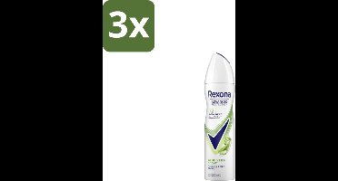 Rexona Deodorant Spray Advanced Protection Aloë Vera 150 ml - Bulkverpakking - 3 stuks