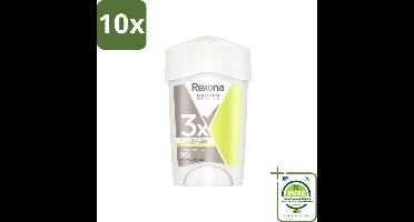 10 x Rexona Deodorant Stick Cream Maximum Protection Stress Control 45 ml - Grootverpakking - Anti-transpirant Vrouw - Stress-zweet - Droge Huid - Geur - Zweetbescherming
