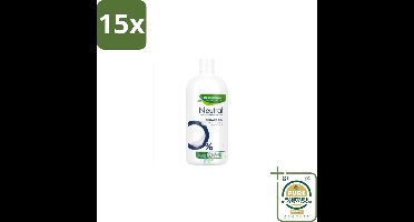 15 x Neutral – Douchegel – Sensitive Skin – 900 ml - Grootverpakking - Gevoelige Huid - Droge Huid - Parfumvrije Douchegel - Milde Douchegel - Dermatologisch Getest