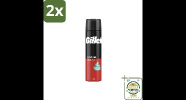 Gillette – Scheergel – Classic – 200 ml - Voordeelverpakking - 2 stuks - Scheren - Scherpen