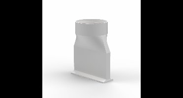 Airco-adapter Ø130 mm – Geschikt voor Velux dakraam – Koppelstuk voor mobiele airco met flexibele slang – Warmteafvoer via raam