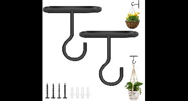 Boraboi® Multifunctionele Metalen Plafondhaken voor Planten en Decoratie Binnen en Buiten