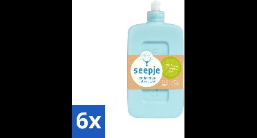 Seepje - Afwasmiddel - Milieuvriendelijk - Tintelfrisse Limoen Geur - 500 ml - Voordeelverpakking - 6 stuks
