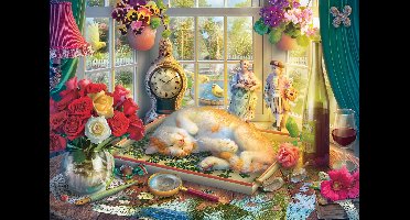 Schmidt puzzel kattenliefhebbers 1000 stukjes legpuzzel.