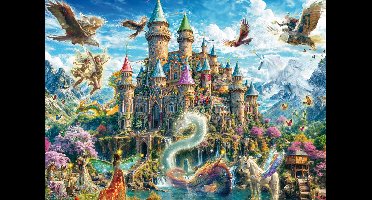 Schmidt - Legpuzzel - Sprookjeskasteel in het rijk van de fantasie - 1000 stukjes - Volwassenen - vanaf 12 jaar