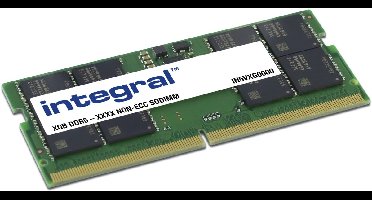 Integral 16GB DDR5 5600MT/s Laptop RAM – PC5-44800 – Next-Gen Snelheid & Stabiliteit