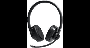 PORT Connect ON'R 500 - Headset op oor - Bluetooth - met bekabeling, draadloos - USB-A - zwart