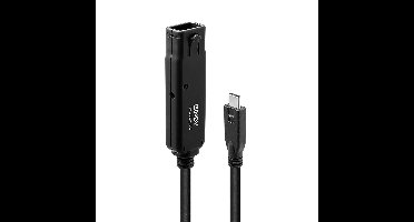 Lindy 43405 USB-kabel USB 3.2 Gen 2 (3.1 Gen 2) 5 m USB C Zwart