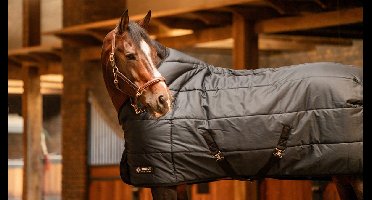 Trust Staldeken 200 gr Tetris Navy - 205 - Regendeken | Staldekens paard