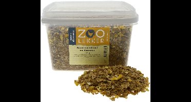 Zoolekker Kippenmuesli met garnaaltjes