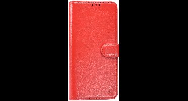 TUNIQ telefoonhoesje voor Samsung Galaxy A36 - Boekmodel voor 3 pasjes - Magneetsluiting - Rood