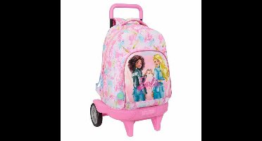 Schoolrugzak Barbie Painterly Roze Hemelsblauw 33 x 45 x 22 cm