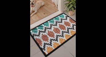 Boraboi® Kleine deurmat 17x30 cm voor binnen en buiten, antislip, en eenvoudig te reinigen