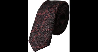Floral Silk Necktie - Maroon Ties