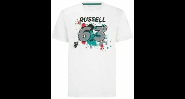 T-shirt Mercedes Heren F1 Fw George #63 T-shirt Wit Wit - XL