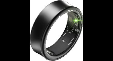 Focus® S2 Smart Ring - Zwart - Maat 7 - AI Coach - Hartslag - Menstruatiecyclus - Slaap Monitor - Herstelscore - Slimme Ring - Sport Prestatie - Stappenteller -IP68 Waterdicht - O2 Meting - Dames - Heren - Wearables - Oplaad Case - beschermring