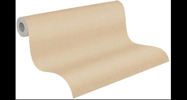 Ibenzoa® Vliesbehang met Scandinavisch Ontwerp in Beige Metallic - en Eenvoudig aan te Brengen