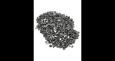 Ontlaadmix Trommelstenen Hematiet (5-10 mm) - 100 gram