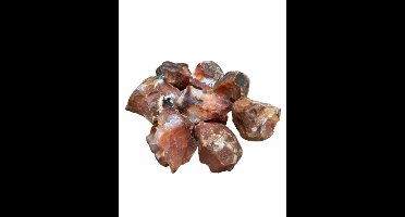Carneool India 250 gr. ruwe brokjes