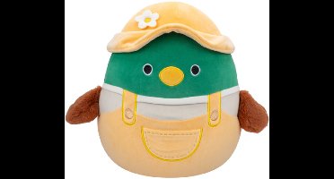 Squishmallows Avery Eend in Gele Outfit Pluche Knuffel XL 50 cm