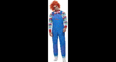 Smiffys Kostuum -L- Chucky Blauw