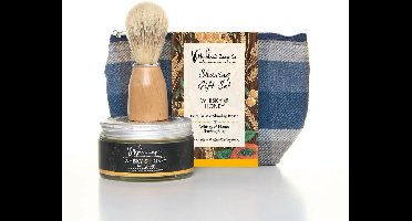 Whisky & Honey – Warm & Zoet - Scheerset - Scheerzeep, kwast en toilettas
