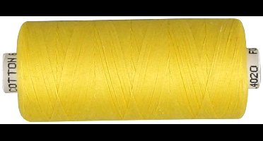 Creativ Company naaigaren geel 1000m katoen voor kinderen.