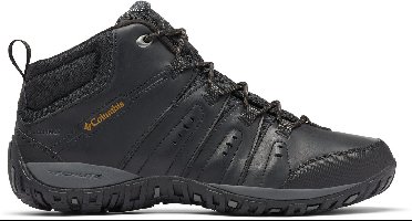 Columbia WOODBURN™ II CHUKKA WP OMNI-HEAT™ Heren Wandelschoenen - Black, Goldenrod