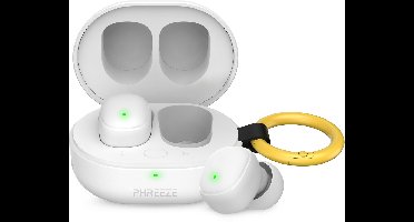 Phreeze Buds Mini Oortjes Draadloos - Bluetooth 5.4 Oordopjes - Wit