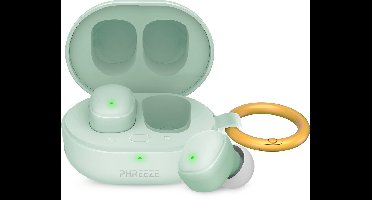 Phreeze Mini EarBuds - Draadloze Oordopjes - Groen - Geschikt voor Apple & Samsung - Oortjes Draadloos met Bluetooth 5.4