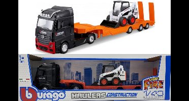 Mercedes Benz Actros Gigaspace lora laurier Bobcat Bburago 1:43