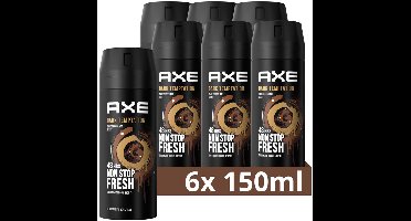 AXE Deodorant Bodyspray - Dark Temptation - 6 x 150 ml - Voordeelverpakking