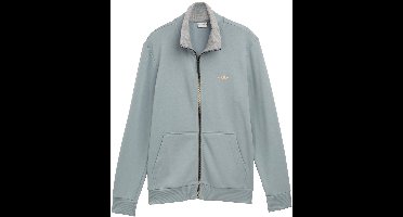 Tom Tailor - Sweatjack met opstaande kraag - Maat XXXL - grey mint