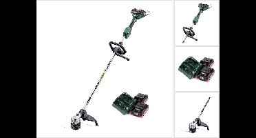 Metabo FSD 36-18 LTX BL 40 Accu-borstelfrees 36 V ( 2x 18 V ) rondgreep borstelloos + 2x accu 4.0 Ah + lader