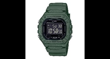 Casio Casio Collection W-218H-3BVEF Horloge - Kunststof - Groen - Ø 41.5 mm