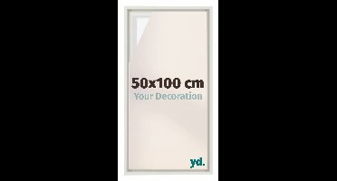 Your Decoration - Baklijst 50x100 cm - Wit Mat - Baklijst voor Canvas - MDF - Lyon