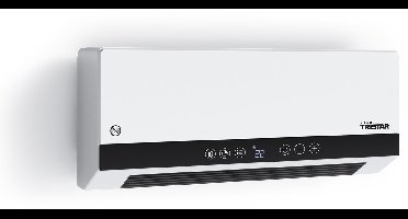 Tristar KA-5210 Elektrische Keramische Kachel – 2000W – Met Timer, Afstandsbediening & Ventilatiefunctie – Wandmontage – Energiezuinig