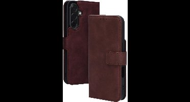 Mobiparts hoesje geschikt voor Samsung Galaxy A36 - Wallet/Boekhoesje - Eco Leer - Magneet Sluiting - Opberg vakken - Paars Rood
