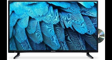 MEDION Full HD TV 100,3 cm (40 inch) (geïntegreerde dvd-speler, triple tuner DVB-T2 DVB-C DVB-S2, 2 x HDMI, USB, sleeptimer, mediaspeler, VESA, CI+), MD840001, zwart