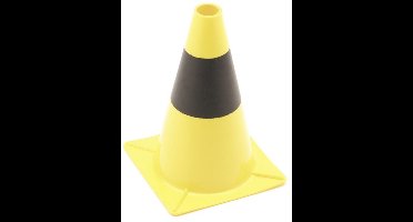 Perel Afzetkegel, voor het afbakenen van zones, zwart/geel, recreatief gebruik, 30 cm